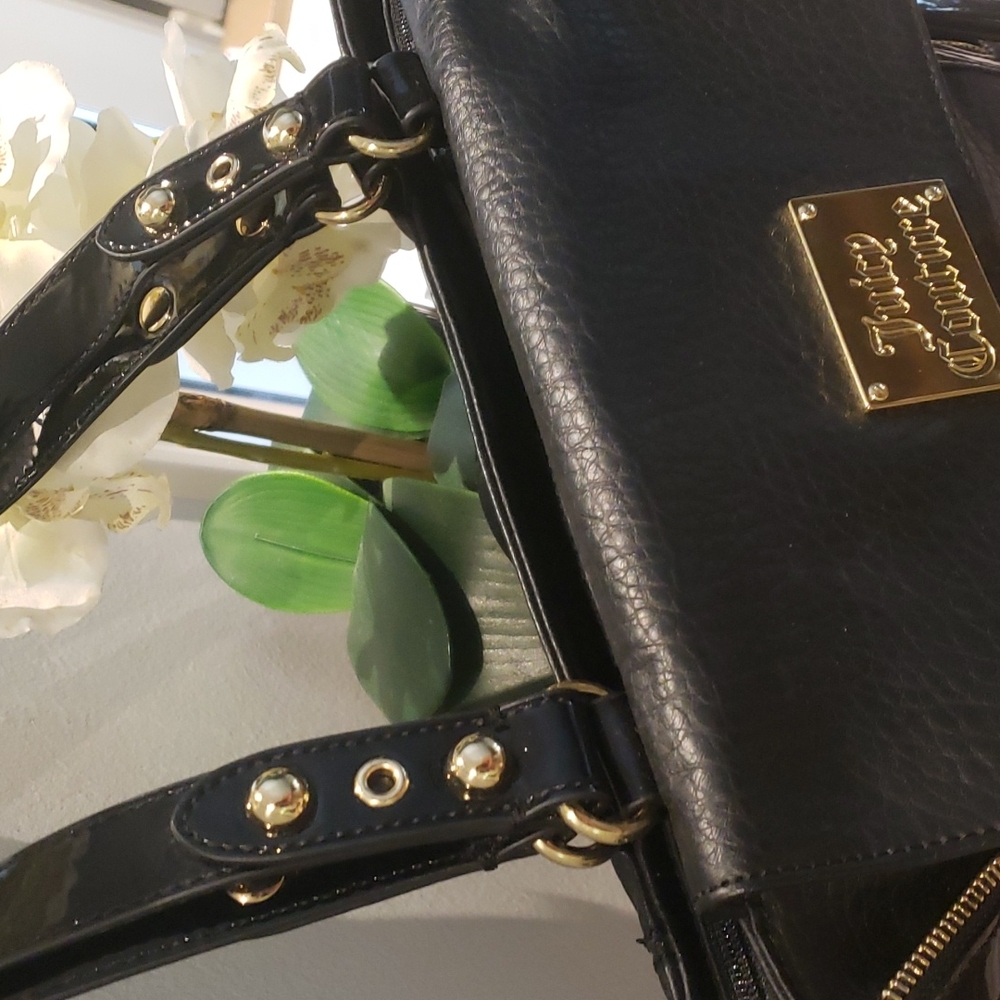 ❣️💫MARK DOWN💫❣️🖤 Black Juicy Couture Bag - Picture 5 of 12